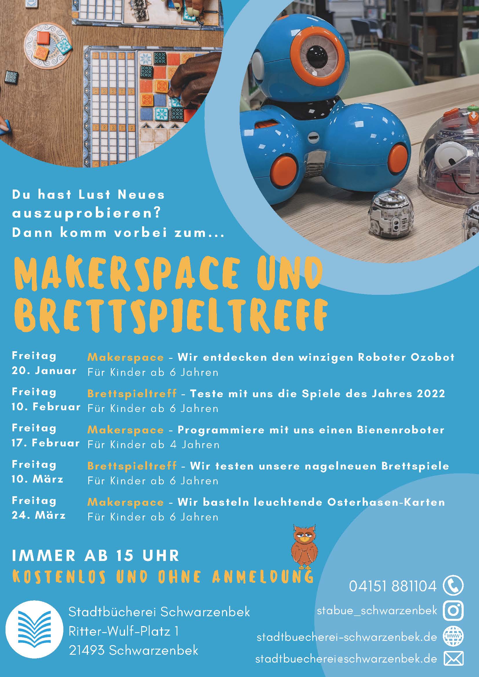 Makerspace + Brettspieltreff-1Quartal