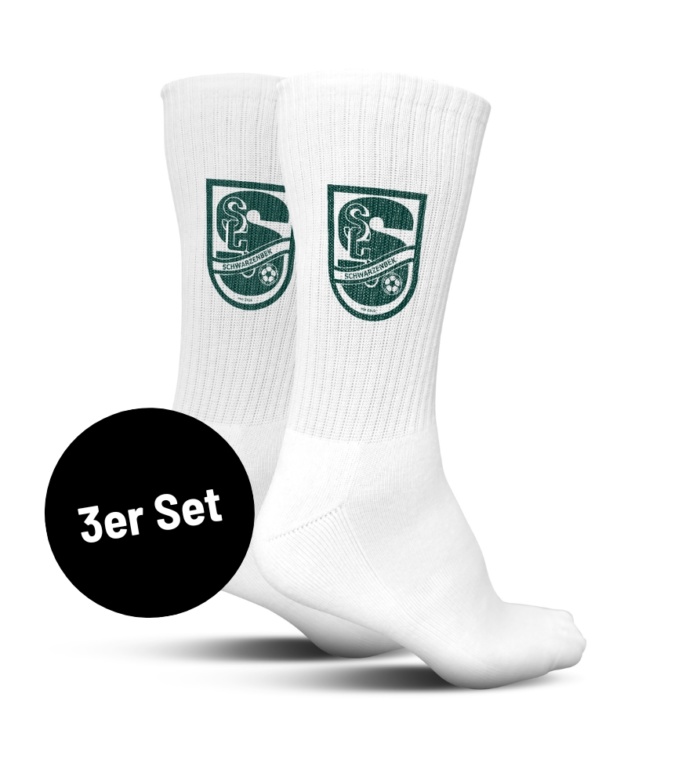 SC Schwarzenbek "Wappen - grün" Socken (3 Paar)