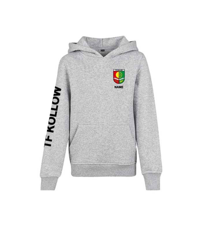 Bio - Hoodie TF Kollow + Namen (grau)