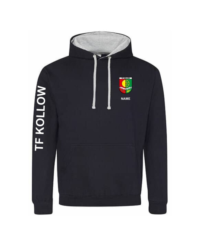 Hoodie TF Kollow + Namen (navy)