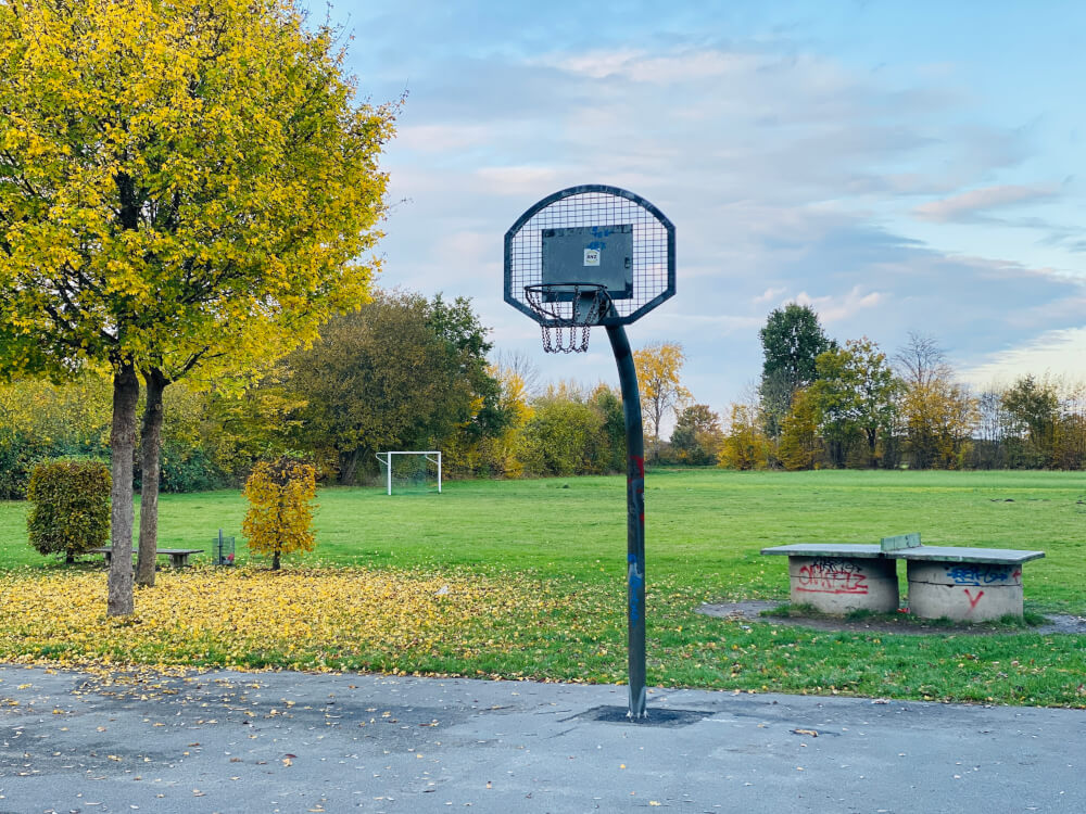 Spielplatz Schwarzenbek - Grover Weg- Basketballkorb